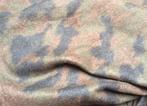 Lap 115x150 mantelstof camouflage motief, Wol, Verzenden, 120 cm of meer, Nieuw
