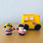 Fisher Price Little People Schoolbus klein, Ophalen of Verzenden, Zo goed als nieuw, Speelset