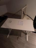 Bureau - Leen Bakker - wit - 120x70 - makkelijk verstelbaar, Ophalen, Zo goed als nieuw