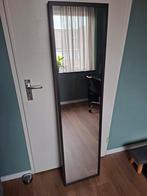 Spiegel met donkerbruine lijst (Ikea), Huis en Inrichting, Woonaccessoires | Spiegels, Ophalen, Minder dan 50 cm, Zo goed als nieuw