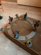 #kerst Antieke Adventskrans met Engelen lamp, Antiek en Kunst, Ophalen of Verzenden, Overige materialen