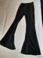 Zwarte flared broek met split - Maat S, Legging, Maat 36/38 (S), Zwart, Nieuw