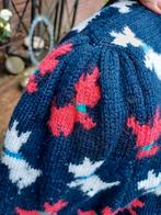 Folklore trui outdoor hondjes poedels Irish Piper 38, Ophalen of Verzenden, Zo goed als nieuw, Maat 38/40 (M), Blauw