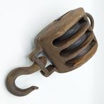 Grote Zware Katrol (55537), Antiek en Kunst, Ophalen of Verzenden