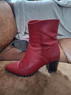 🧩 Rode Bronx dames enkellaarzen maat 38, Bronx, Lage of Enkellaarzen, Ophalen of Verzenden, Zo goed als nieuw