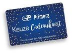 Primera keuzekaart cadeaubon twv €1000 (VVV), Eén persoon, Cadeaubon