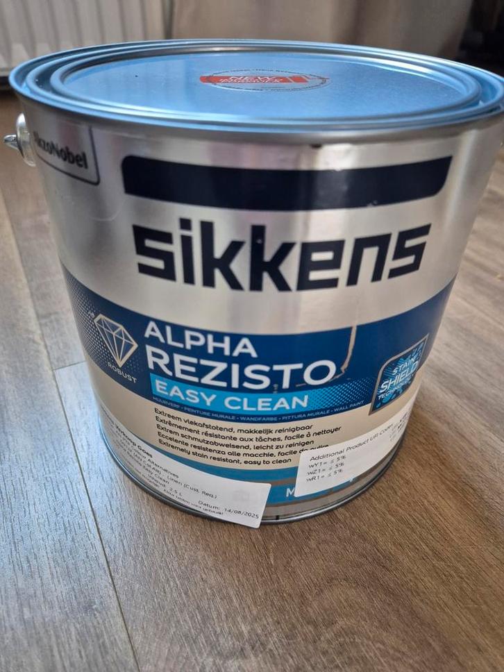 Sikkens producten - Easyclean - Alphatex IQ- Polyfilla X300, Doe-het-zelf en Verbouw, Verf, Beits en Lak, Nieuw, Verf, Minder dan 5 liter