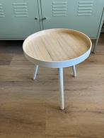 Woood bijzettafel, Huis en Inrichting, Tafels | Bijzettafels, Ophalen, Zo goed als nieuw, Rond, Minder dan 55 cm