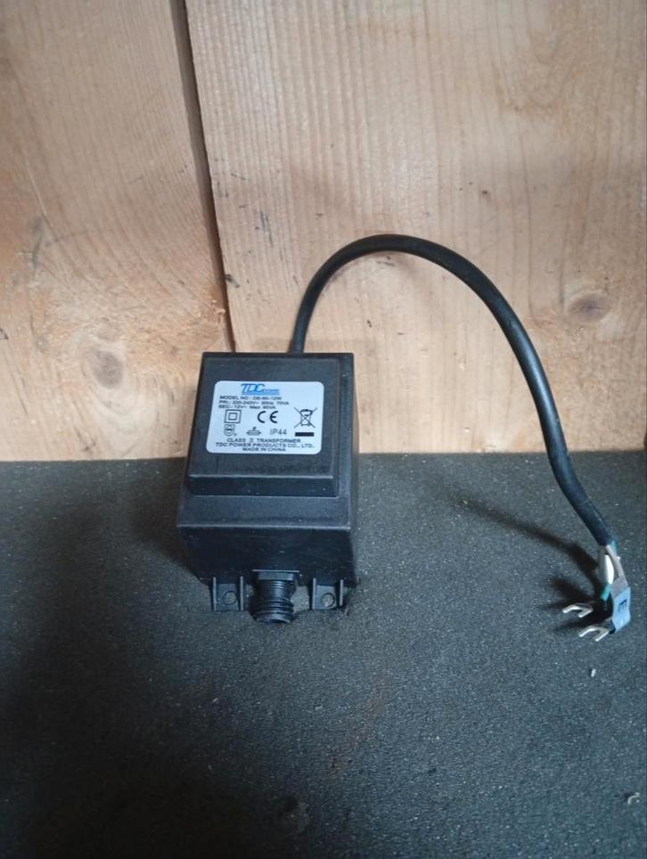 Tuinverlichting Transformator DE-60-12W, Tuin en Terras, Buitenverlichting, Ophalen