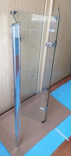 Badwand, Creavit Aloni 3 delig 130 x 140 cm inklapbaar, Ophalen, Nieuw, Glas, Bad