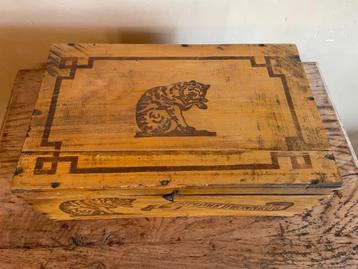  Zetmeel Kistje Kattenkistje Sierkistje Reclame Frans Amidon beschikbaar voor biedingen
