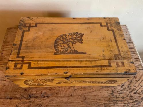 Zetmeel Kistje Kattenkistje Sierkistje Reclame Frans Amidon, Antiek en Kunst, Antiek | Woonaccessoires, Ophalen of Verzenden