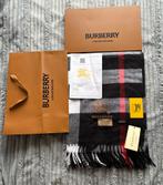 Burberry Cashmere Zwarte Sjaal, Ophalen of Verzenden, Nieuw, Maat 46/48 (XL) of groter, Sjaal