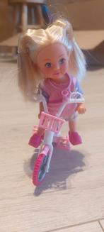 Leuke Barbie met fiets, Ophalen of Verzenden, Zo goed als nieuw, Barbie