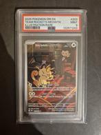 Team Rocket's Meowth 203 - PSA 9, Hobby en Vrije tijd, Verzamelkaartspellen | Pokémon, Ophalen of Verzenden, Zo goed als nieuw