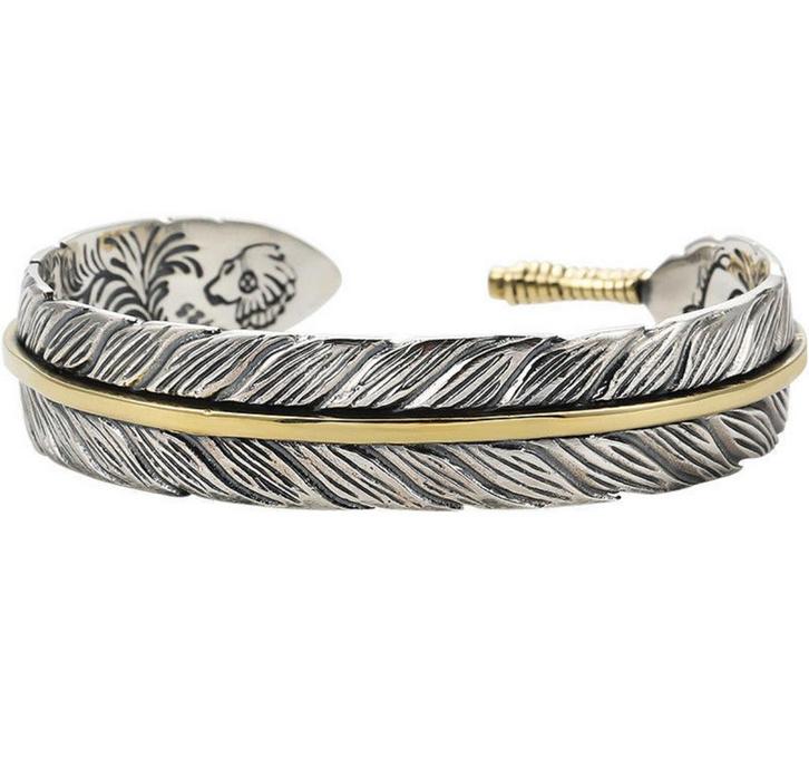 Super gave 925 zilveren veren armband., Sieraden, Tassen en Uiterlijk, Armbanden, Nieuw, Zilver, Zilver, Ophalen of Verzenden