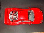 Ferrari F40 Burago 1:18 - Beschadigde Motorkap, Ophalen of Verzenden, Gebruikt, Auto, Bburago