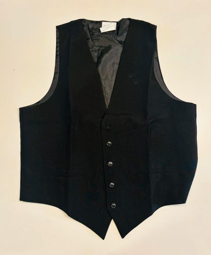 Partij nieuwe zwarte gilets (nog in verpakking), Kleding | Heren, Kostuums en Colberts, Zo goed als nieuw, Overige maten, Zwart