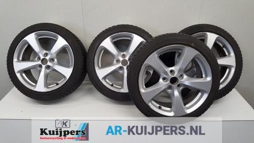 Velgen set + winterbanden van een Volkswagen Golf (Golf 04-), Auto-onderdelen, Banden en Velgen, Personenwagen, Gebruikt, 3 maanden garantie