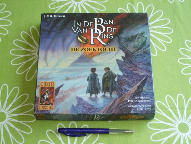 In de ban van de ring - de zoektocht, Hobby en Vrije tijd, Gezelschapsspellen | Bordspellen, Zo goed als nieuw, Een of twee spelers