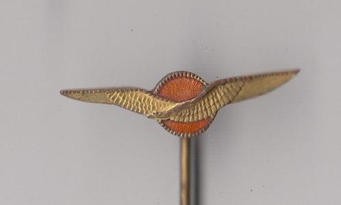 KLU emaille speldje schildje zit los, Verzamelen, Militaria | Algemeen, Landmacht, Embleem of Badge, Nederland, Ophalen of Verzenden