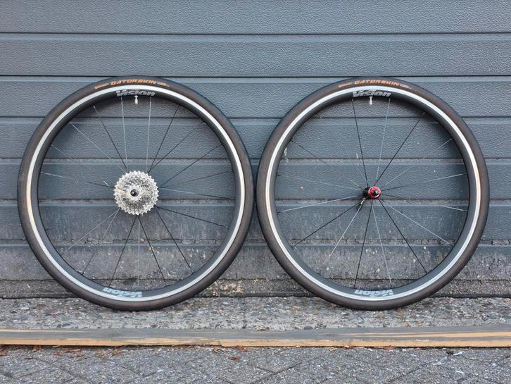 Vision Trimax 30 wielset, 32mm Continental Gatorskin banden, Fietsen en Brommers, Fietsonderdelen, Zo goed als nieuw, Racefiets