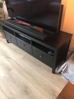 Prachtig houten tv meubel, Huis en Inrichting, Kasten | Televisiemeubels, Ophalen, Overige materialen, 100 tot 150 cm, Zwart strak design