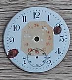 Antieke wijzerplaat voor zakhorloge einde 19e eeuw., Ophalen of Verzenden, Overige materialen, Overige merken, Voor 1900