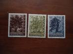 Flora Bomen Liechtenstein 1958, mi. 371-73 postfris, Ophalen of Verzenden, Postfris, Dier of Natuur