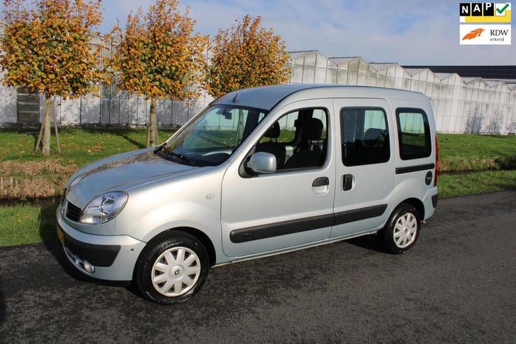 Renault Kangoo 1.6-16V Expression Luxe Rolstoel vervoer met, Auto's, Renault, Bedrijf, Te koop, Kangoo, ABS, Airbags, Airconditioning