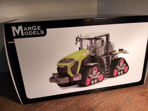 Te koop Marge Models Claas Xerion 12.590 Terra Trac., Hobby en Vrije tijd, Modelauto's | 1:32, Nieuw, Tractor of Landbouw, Overige merken