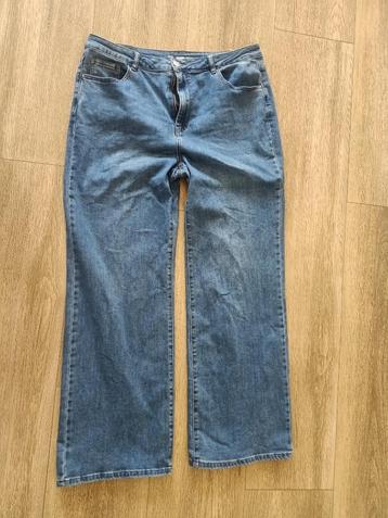 MS mode wide leg maat 44 ZGAN blauw spijkerbroek jeans beschikbaar voor biedingen