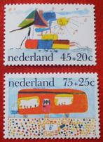 NL - 2 Kinderpostzegels 1976 - Postfris - Boot / Caravan, Postzegels en Munten, Postzegels | Nederland, Verzenden, Na 1940, Postfris