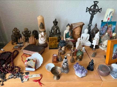 Altaar beeldjes religieus spiritueel, Antiek en Kunst, Antiek | Religie, Ophalen of Verzenden