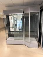 Glazen vitrine kasten, Huis en Inrichting, Kasten | Vitrinekasten, Ophalen, 25 tot 50 cm, 50 tot 100 cm, Minder dan 100 cm