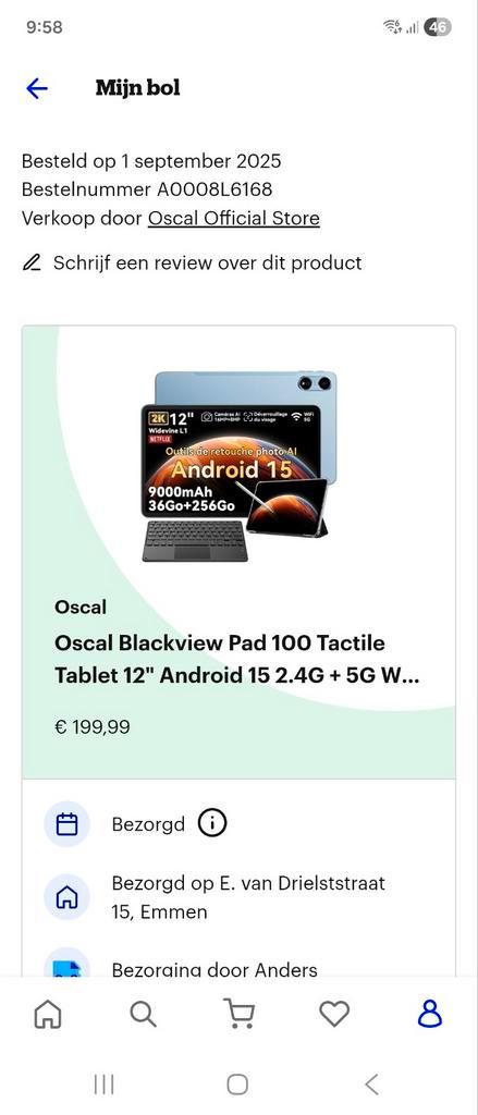 Tablet, Computers en Software, Android Tablets, 64 GB, Ophalen of Verzenden