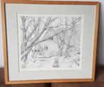 Zeefdruk Inge Krassenburg Jacobushoeve Wateringen, Antiek en Kunst, Kunst | Litho's en Zeefdrukken, Ophalen