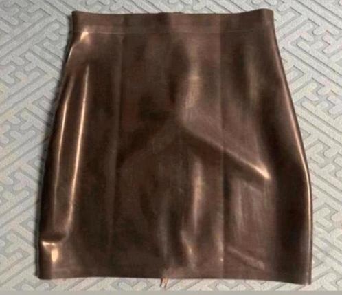 Mooie latex mini rok, tm 2XL, Kleding | Dames, Rokken, Nieuw, Zwart, Boven de knie, Verzenden