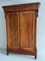 Vintage biedermeier meidenkast kleding linnen demontabel leg, Ophalen, 100 tot 150 cm, 150 tot 200 cm, 25 tot 50 cm