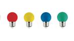 LED Lamp Party Set  - Gekleurd - E27 Fitting - 1W, Nieuw, E27 (groot), Ophalen of Verzenden, Led-lamp