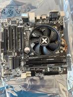 Gigabite GA-B85M-D3H / I5 4690k / Fury hyperx 8GB, Gebruikt, DDR3, Ophalen of Verzenden, Micro-ATX