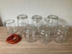 6 Inmaakpotten Vegla Inmaakglas, Huis en Inrichting, Gebruikt, Overige typen, Ophalen of Verzenden, Glas
