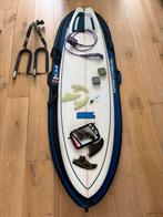 Surf Shortboard 7S complete. set; boardrack bike optioneel., Watersport en Boten, Golfsurfen, Ophalen, Zo goed als nieuw, Shortboard