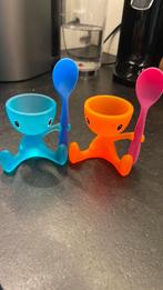 Eierdoppen alessi Met lepeltjes  zonder petjes, Huis en Inrichting, Ophalen of Verzenden, Zo goed als nieuw