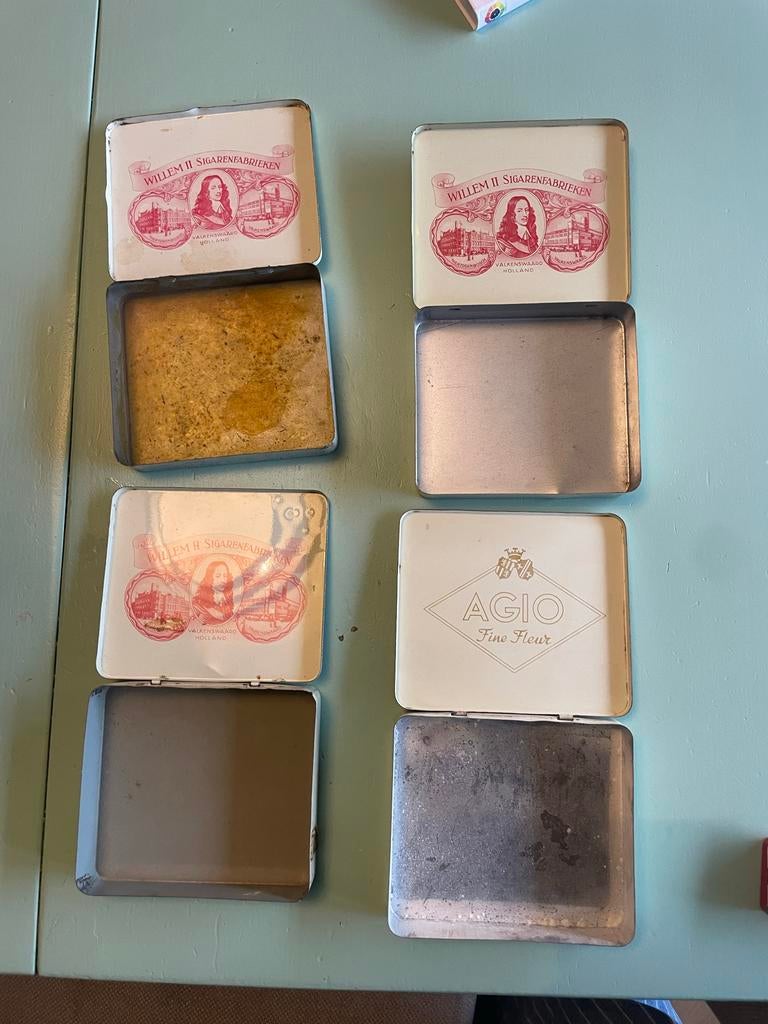 Vintage Sigarendoosjes Collectie, Verzamelen, Blikken, Ophalen of Verzenden, Gebruikt, Overige, Overige merken