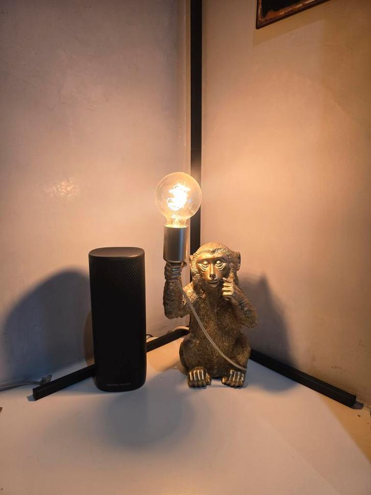 Aap Lamp - Uniek Design!, Huis en Inrichting, Lampen | Tafellampen, Zo goed als nieuw, Minder dan 50 cm, Kunststof, Metaal, Ophalen