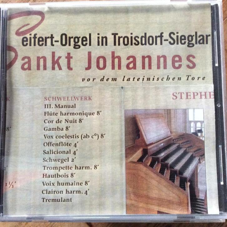 Orgel - Stephen Tharp, Seifert orgel Troisdorf, Cd's en Dvd's, Cd's | Klassiek, Gebruikt, Overige typen, Ophalen of Verzenden