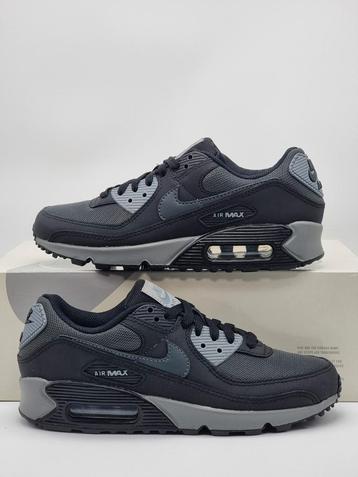 Nike air max 90 - black antheracite cool grey - size 38 beschikbaar voor biedingen
