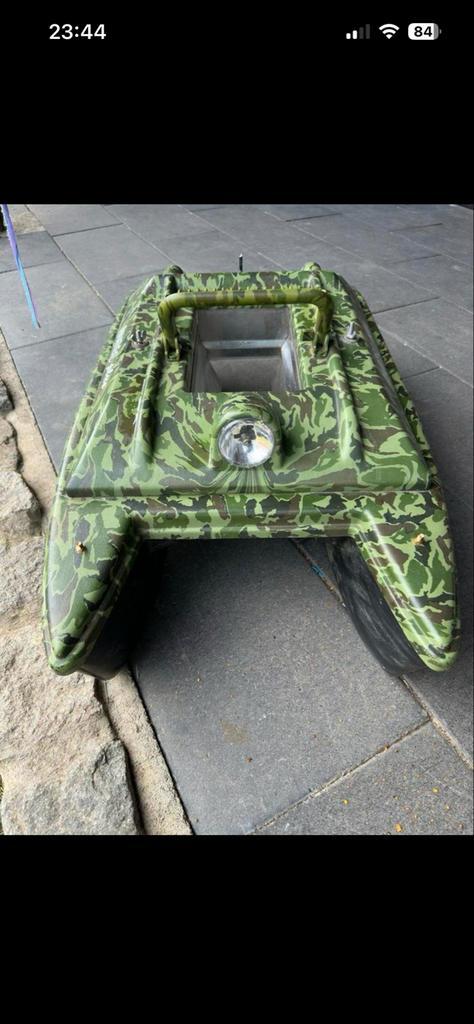 Anatec Plus Voerboot + Toslon TF 520 fishfinder, Watersport en Boten, Hengelsport | Karpervissen, Gebruikt, Overige typen, Ophalen