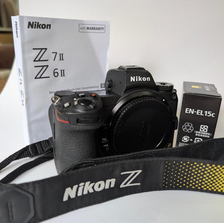 Nikon Z7II met extra accu, 9781 clicks, Audio, Tv en Foto, Fotocamera's Digitaal, Zo goed als nieuw, Spiegelreflex, Nikon, 8 keer of meer